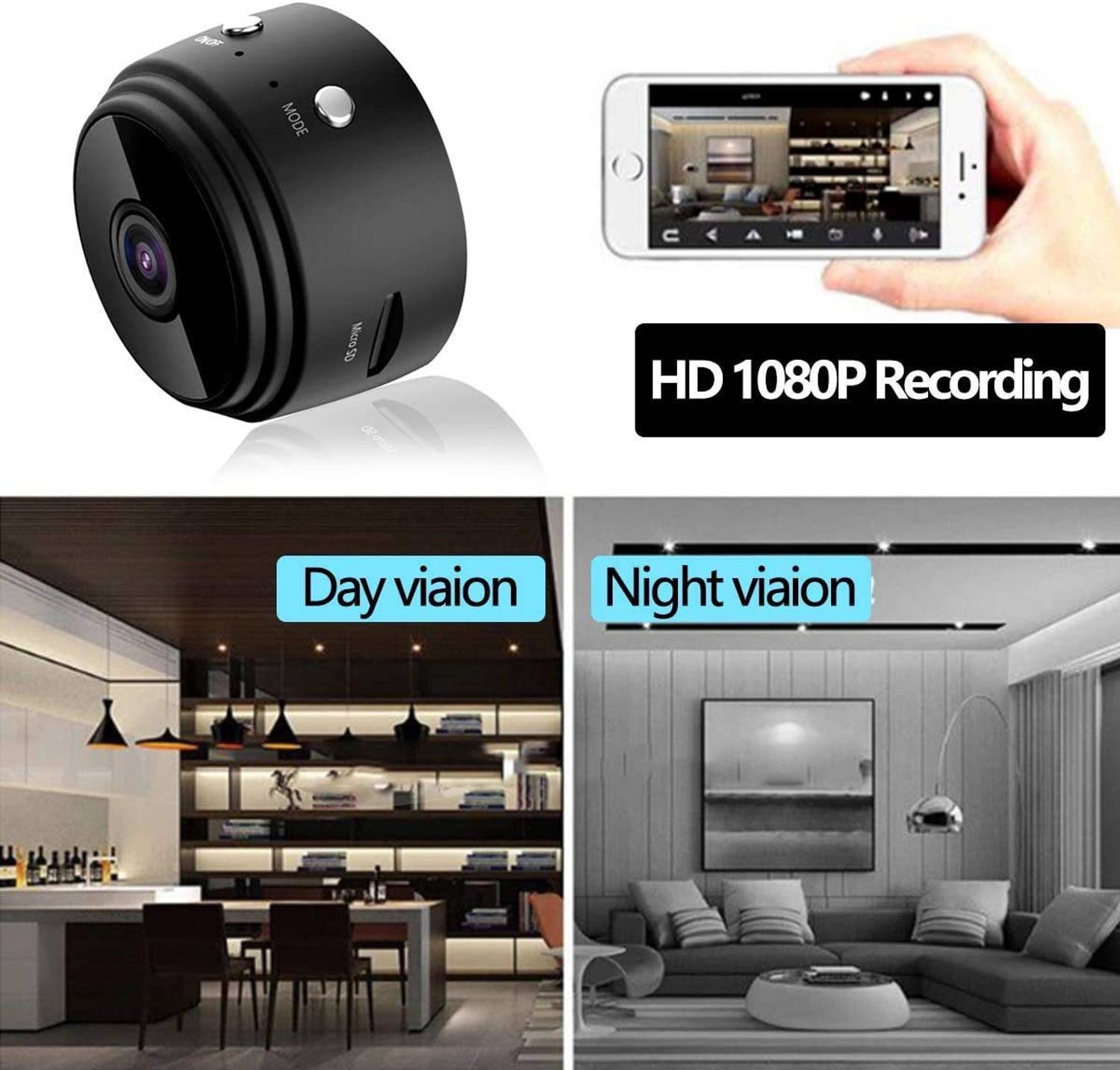 SROPX MINI 1080P WiFi IP Camera - Image 4
