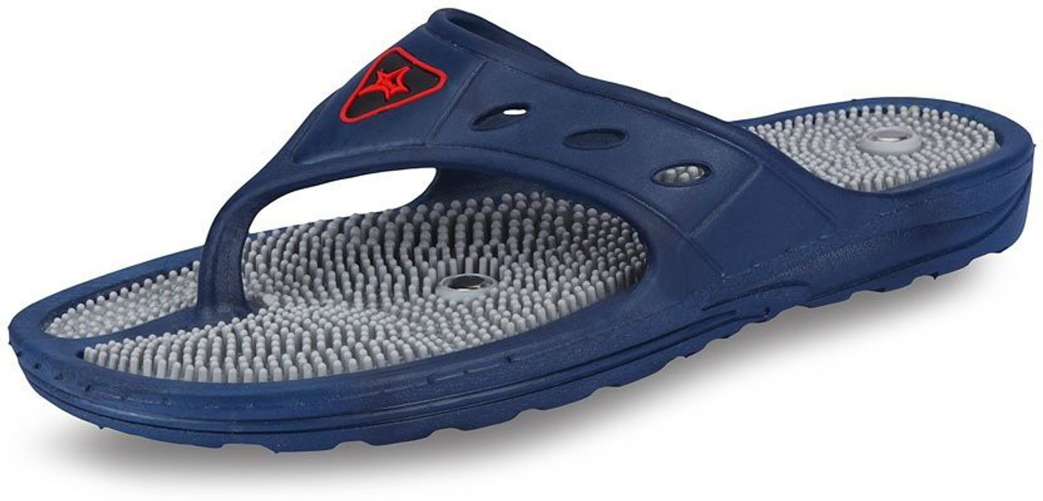 Image of EKiN Men Unisex acupressure and Magnetic Slippers for Blood Circulation Foot Massager Flip Flops