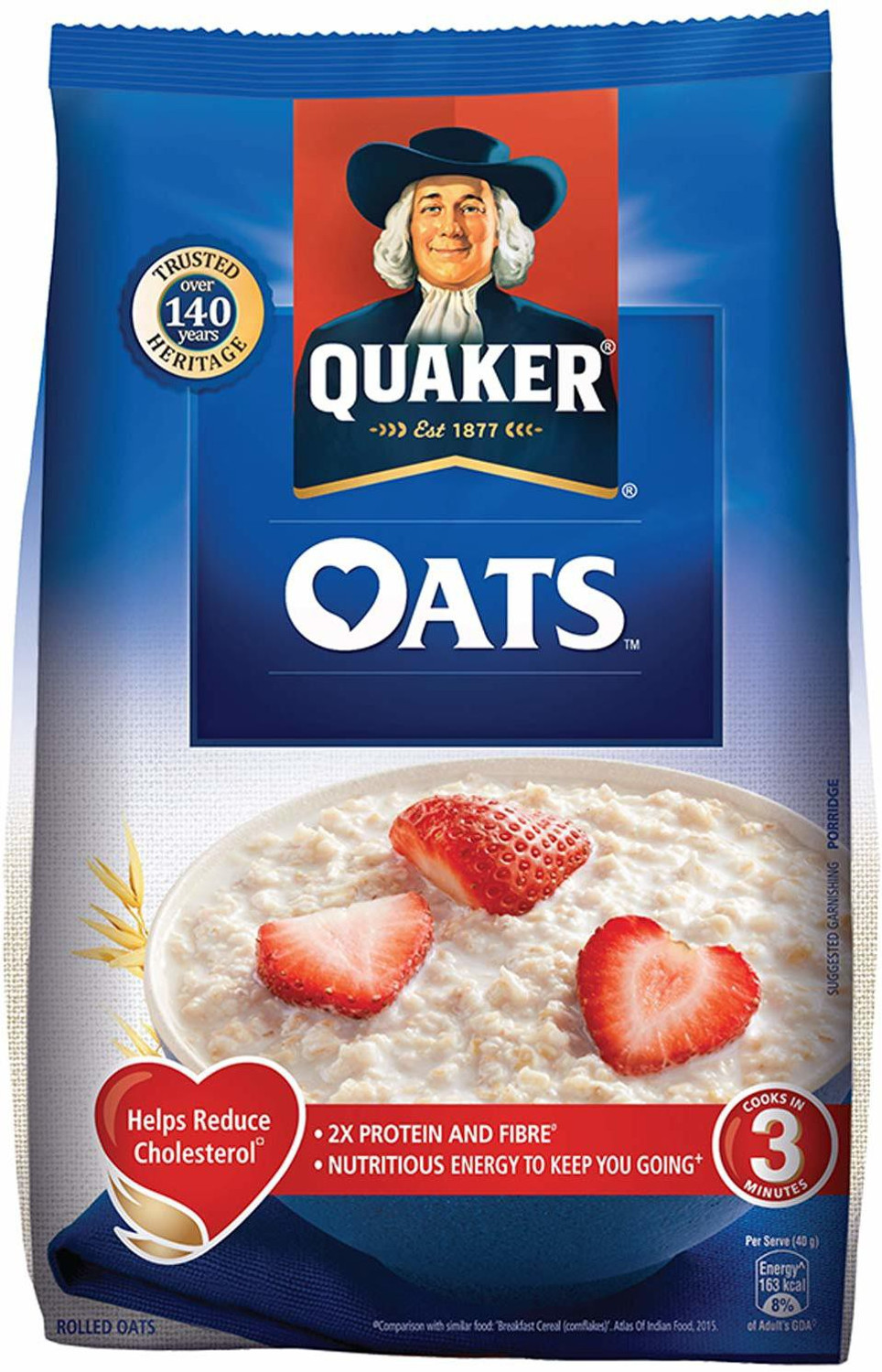 Image of Quaker OATS MEAL 800 GRAMS Pouch