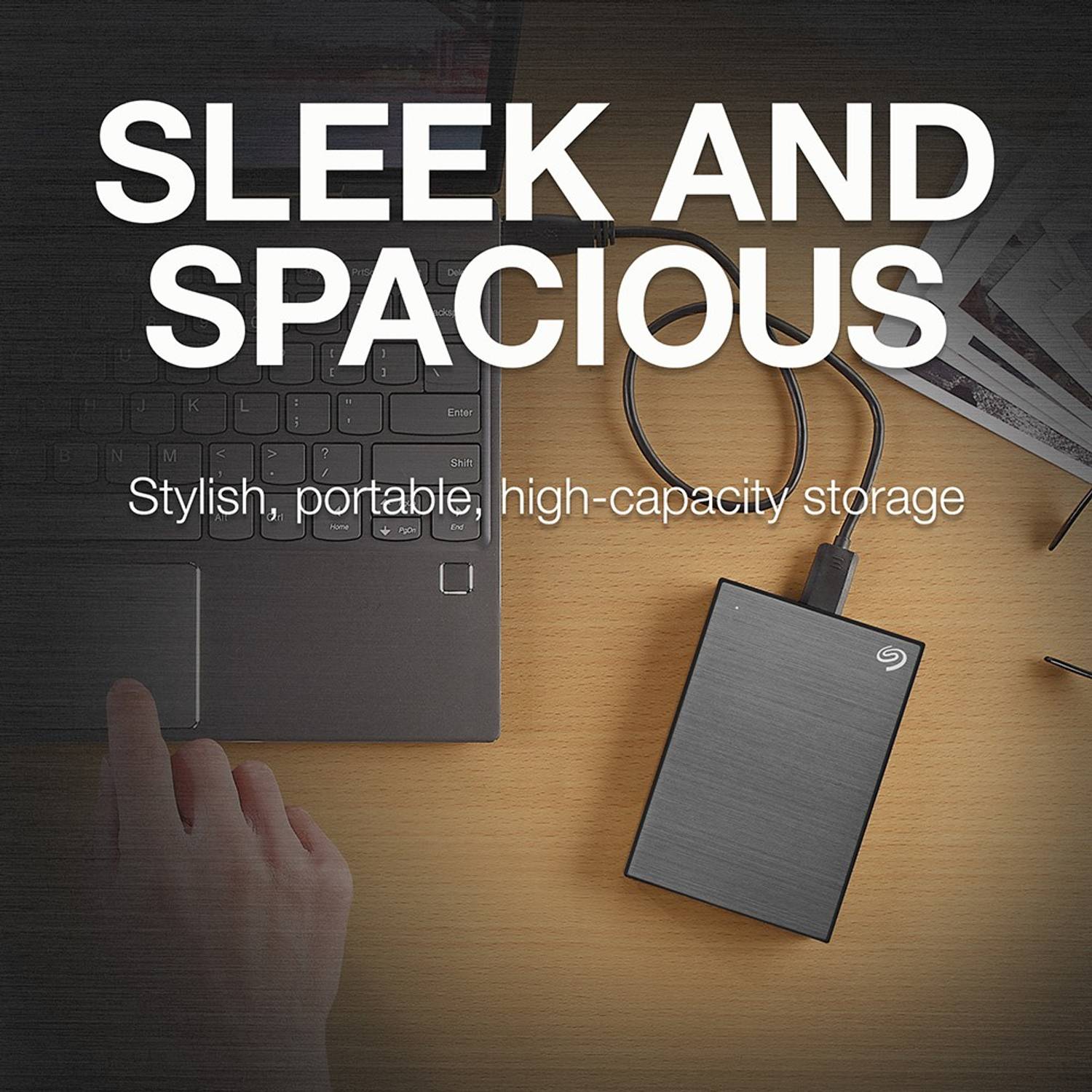 Seagate One Touch 1TB Portable External HDD with Password Protection - Image 2