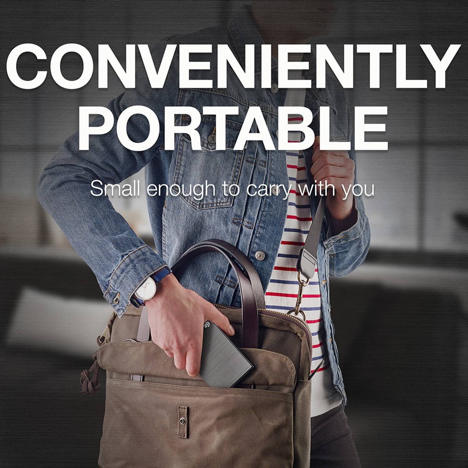 Seagate One Touch 1TB Portable External HDD with Password Protection - Image 3
