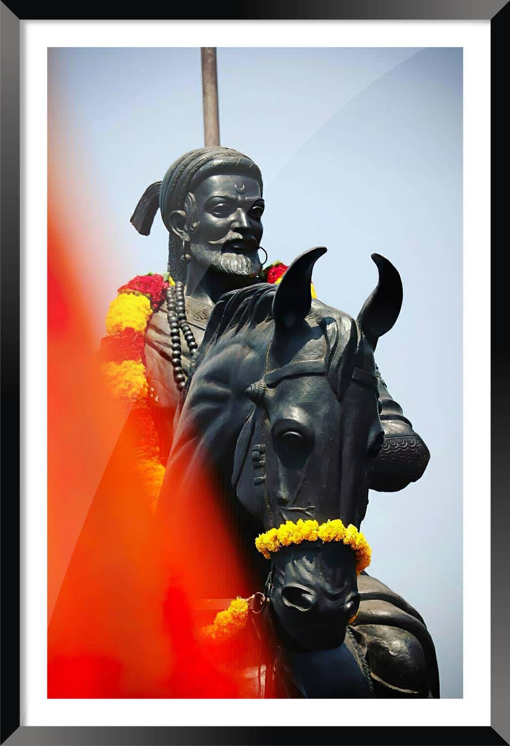 Bhawana Creation SHIVAJI MAHARAJ 19 Digital Reprint 12 inch x 8 inch Painting