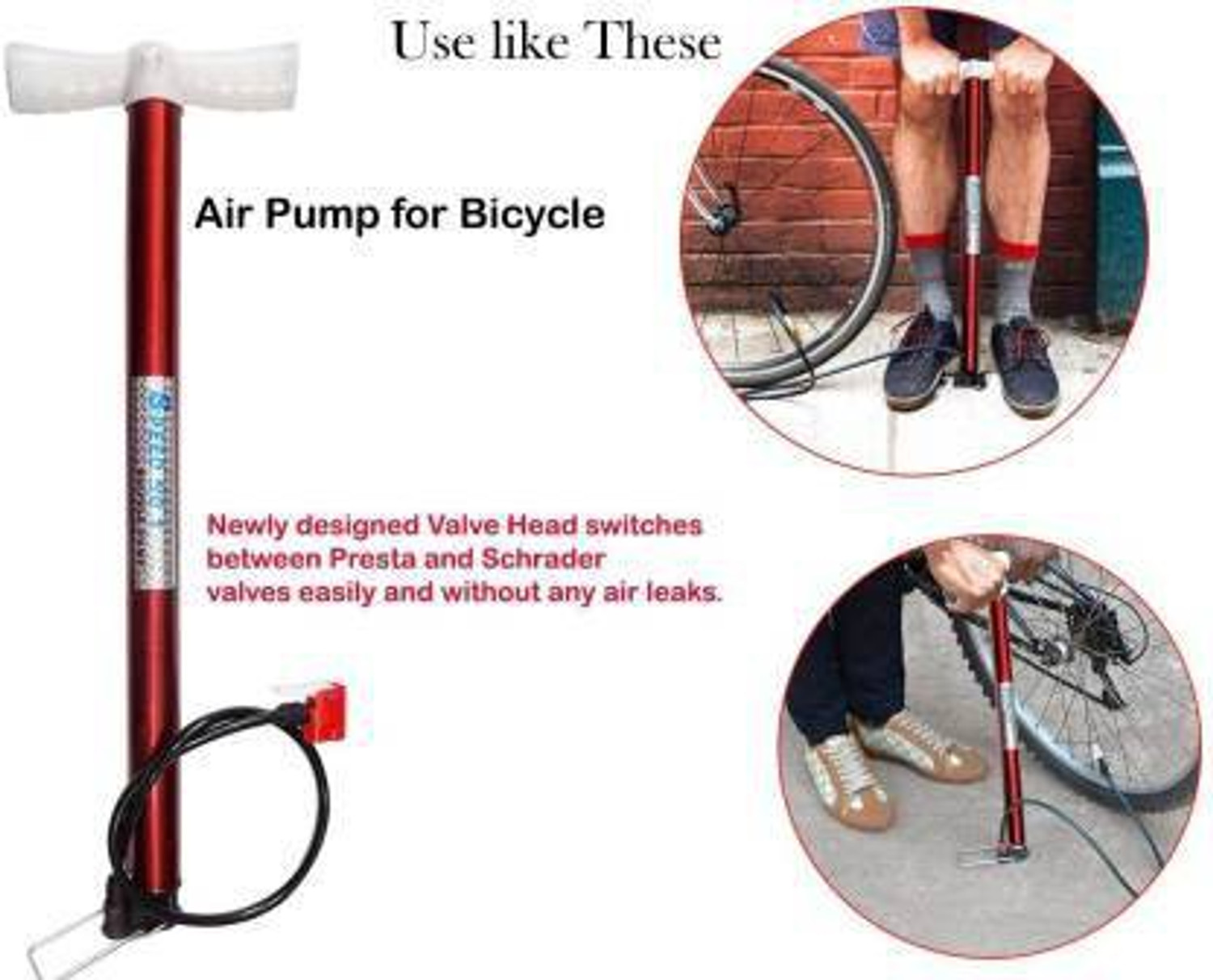 Image of kankai fashion high pressure air pump Bicycle Pump