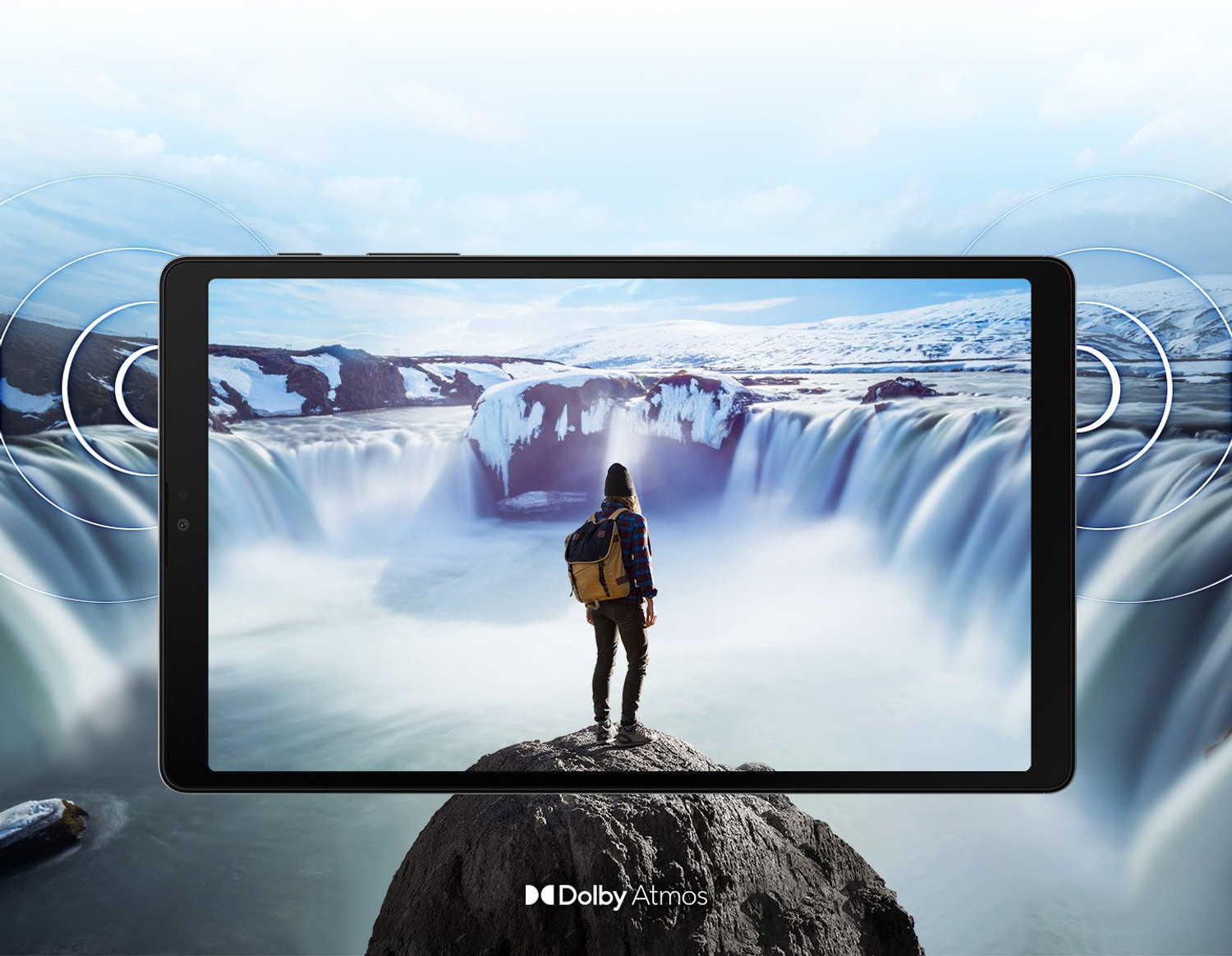 Image of Samsung Galaxy Tab A7 Lite 3 GB RAM 32 GB ROM 8.7 inches with Wi-Fi Only MediaTek Tablet (Silver)