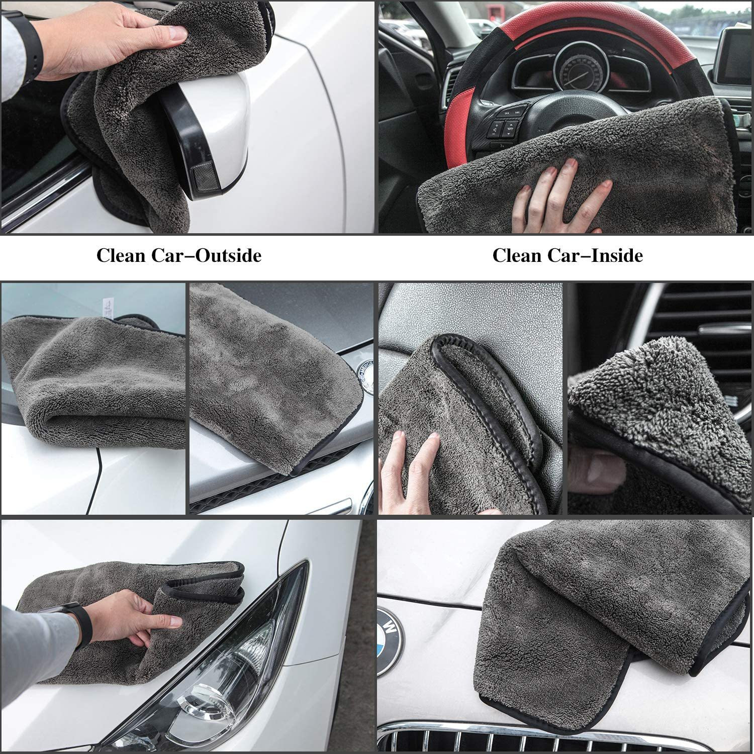 Image of Auto Hub Microfiber Vehicle Washing Cloth
