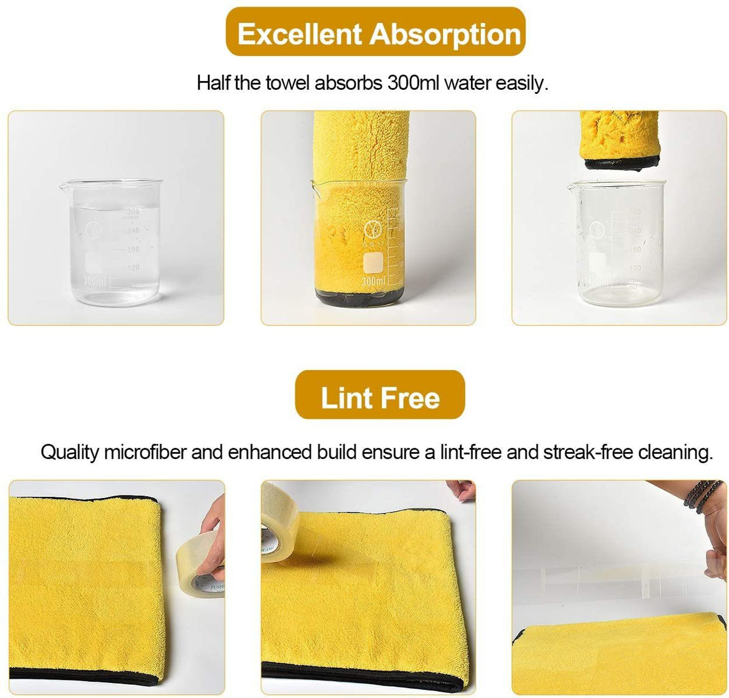 Image of Auto Hub Microfiber Vehicle Washing Cloth