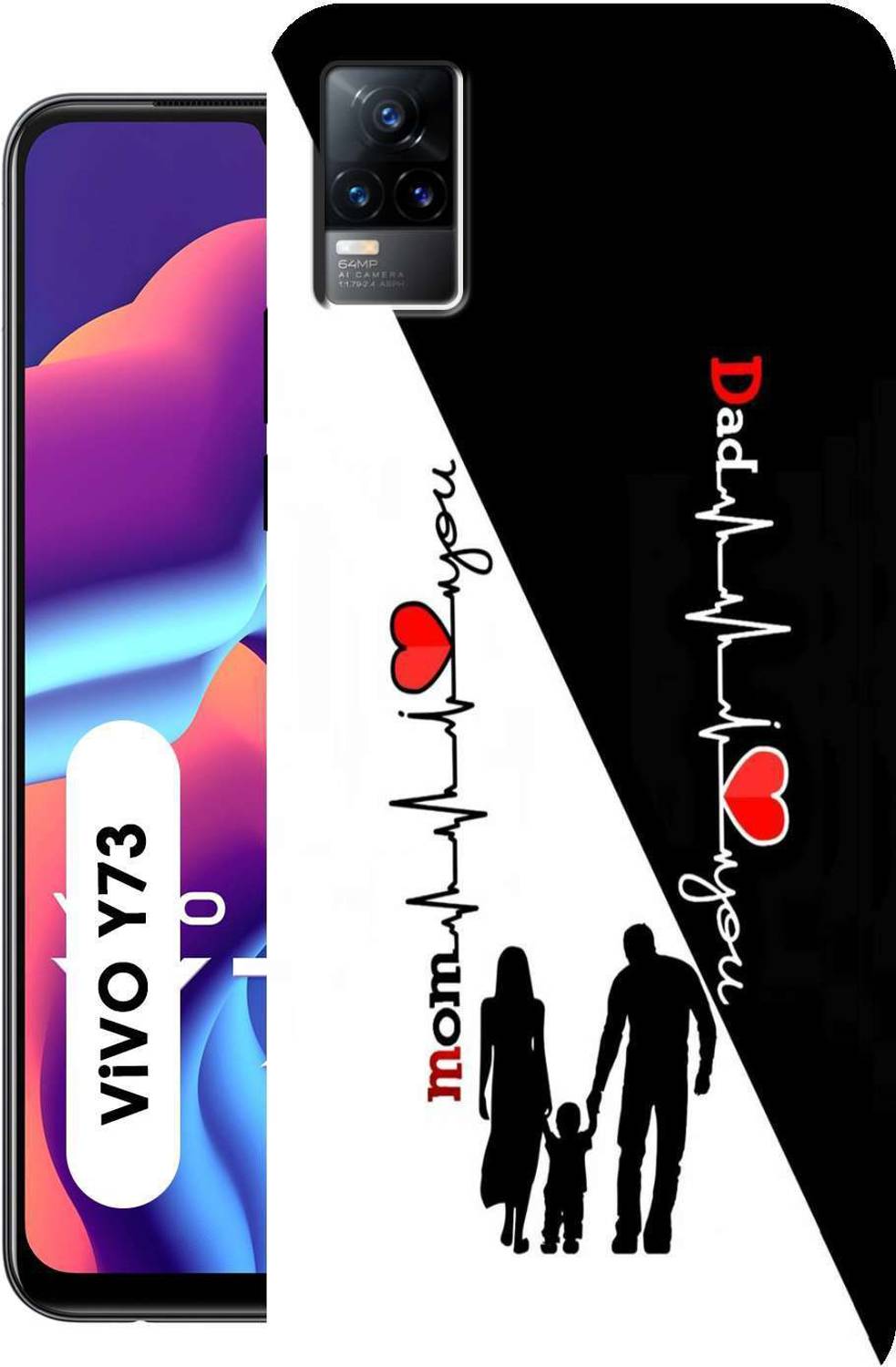 BUYMORE Back Cover for Vivo Y73