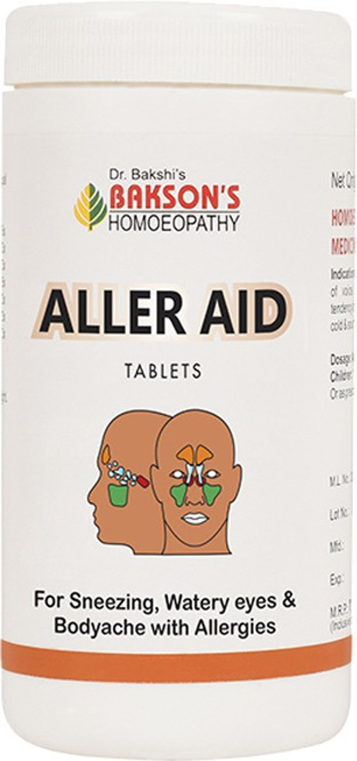 Image of Bakson's Homoeopathy Aller Aid Tablets