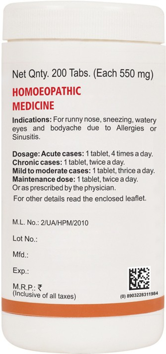 Image of Bakson's Homoeopathy Aller Aid Tablets