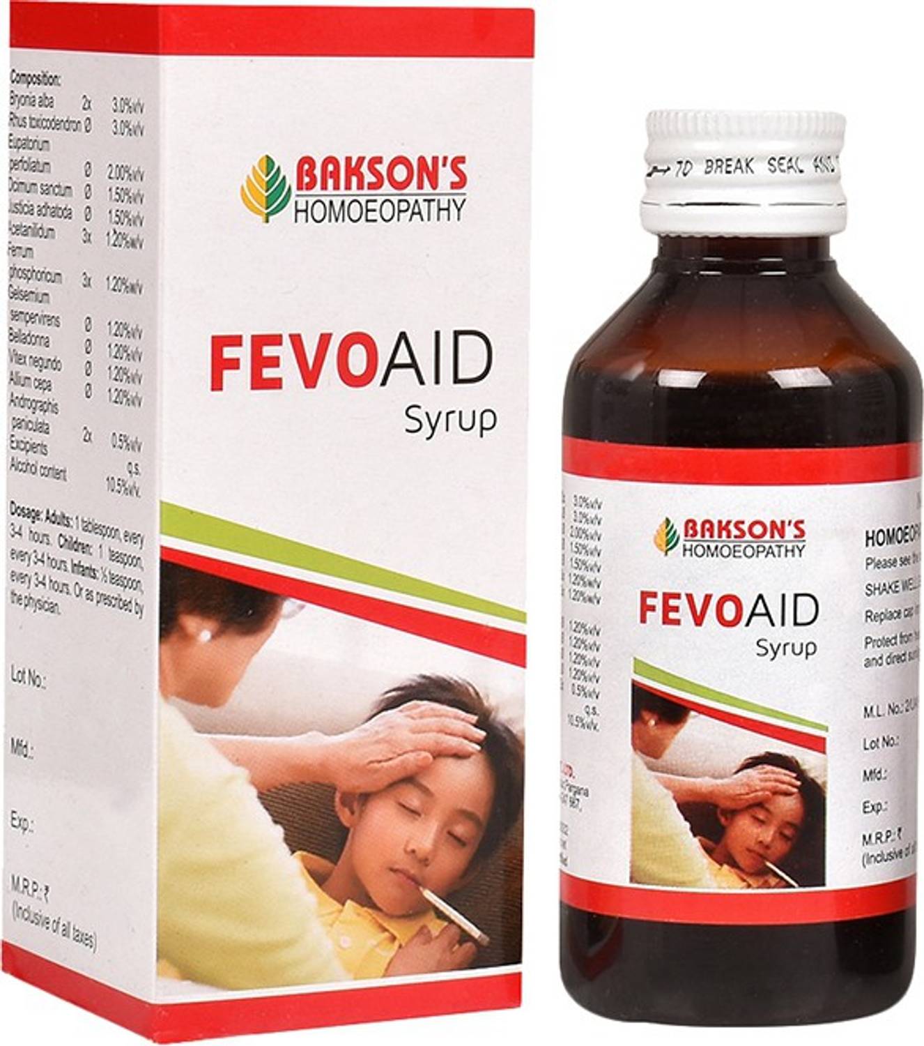 Bakson's Homoeopathy Fevo Aid Syrup