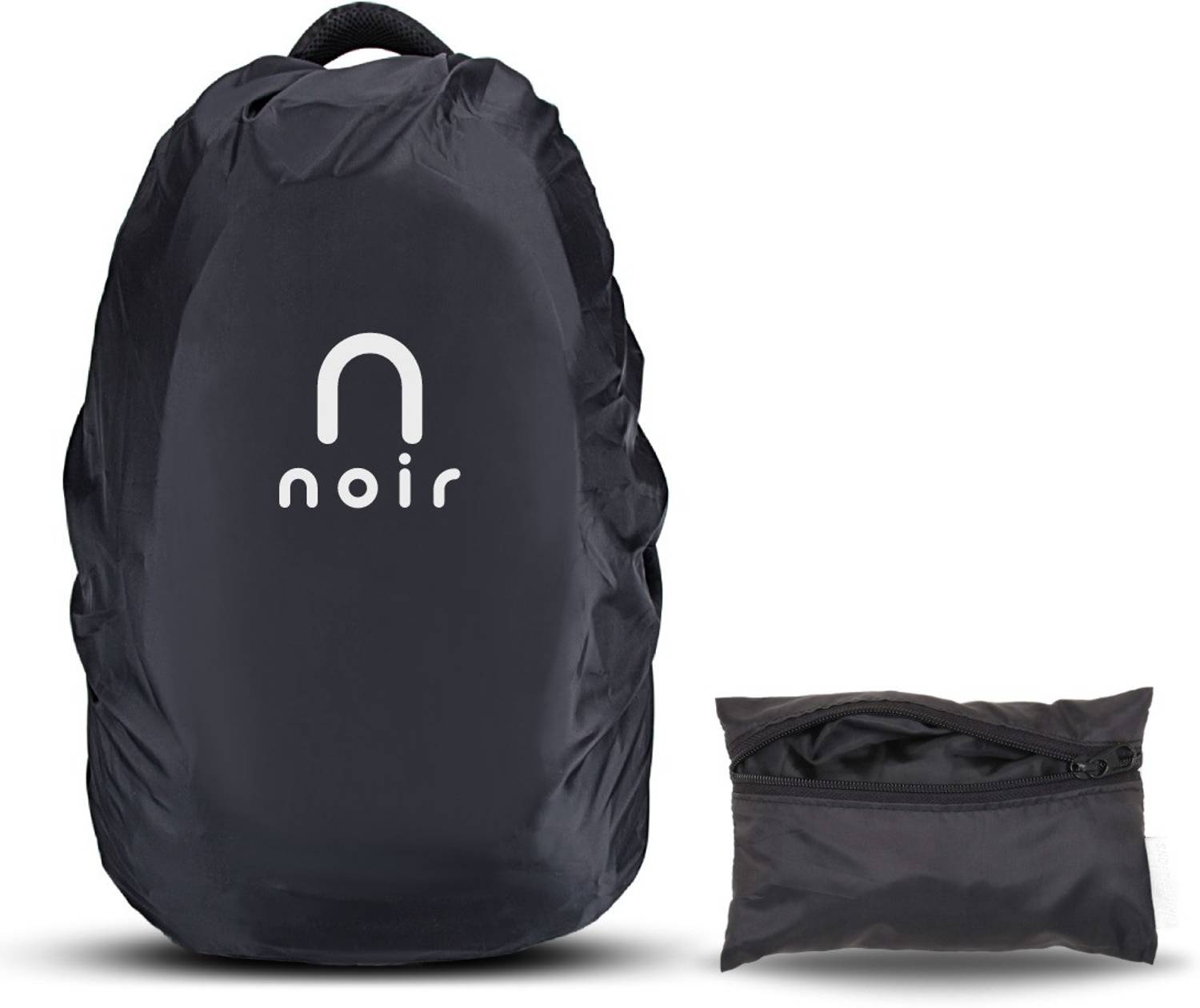 Noir Homes Rain and Dust Cover with Pouch 100% Waterproof, Dustproof Bag Cover for Backpack, Laptop Bags, School/College/Office/Trekking Bags Dust Proof, Waterproof Laptop Bag Cover, School Bag Cover, Luggage Bag Cover, Trekking Bag Cover