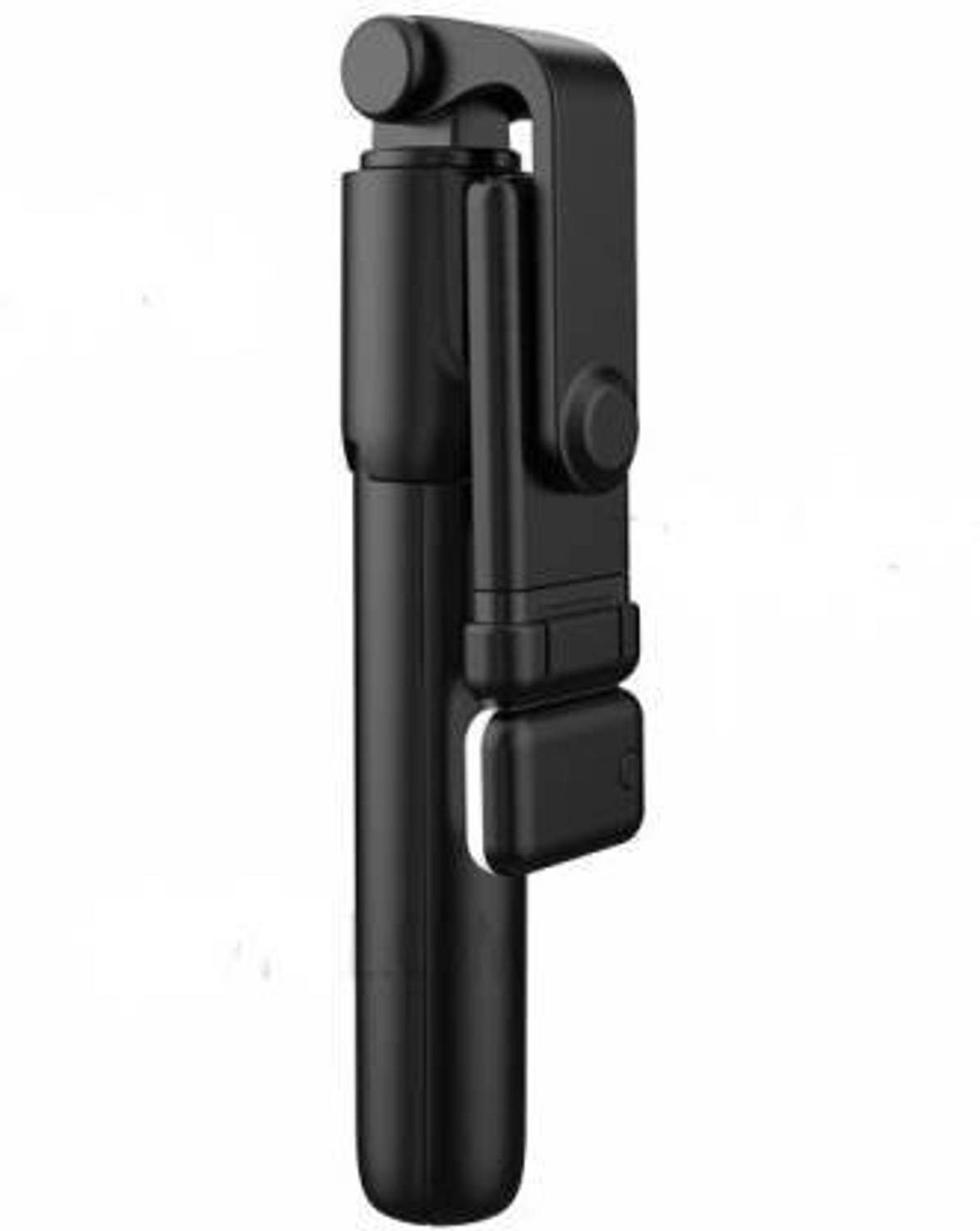 keeva Bluetooth Extendable and Portable Selfie Stick and Stand With Wireless Remote and 2 Level Fill Light Single Gimbal for Camera, Mobile
