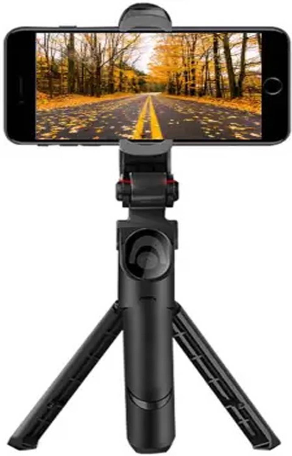 amesco High 3 in1 Selfie Stick multi-function Wireless Bluetooth XT-02 Selfie Stick with Remote Shutter 360 Rotate Extendable Handheld Foldable Mini Tripod Stand Foldable | selfie stick | tripod | Bluetooth shutter for Smartphones Professional Remote Control Selfie Stick Monopod 3 Axis Gimbal for Mobile