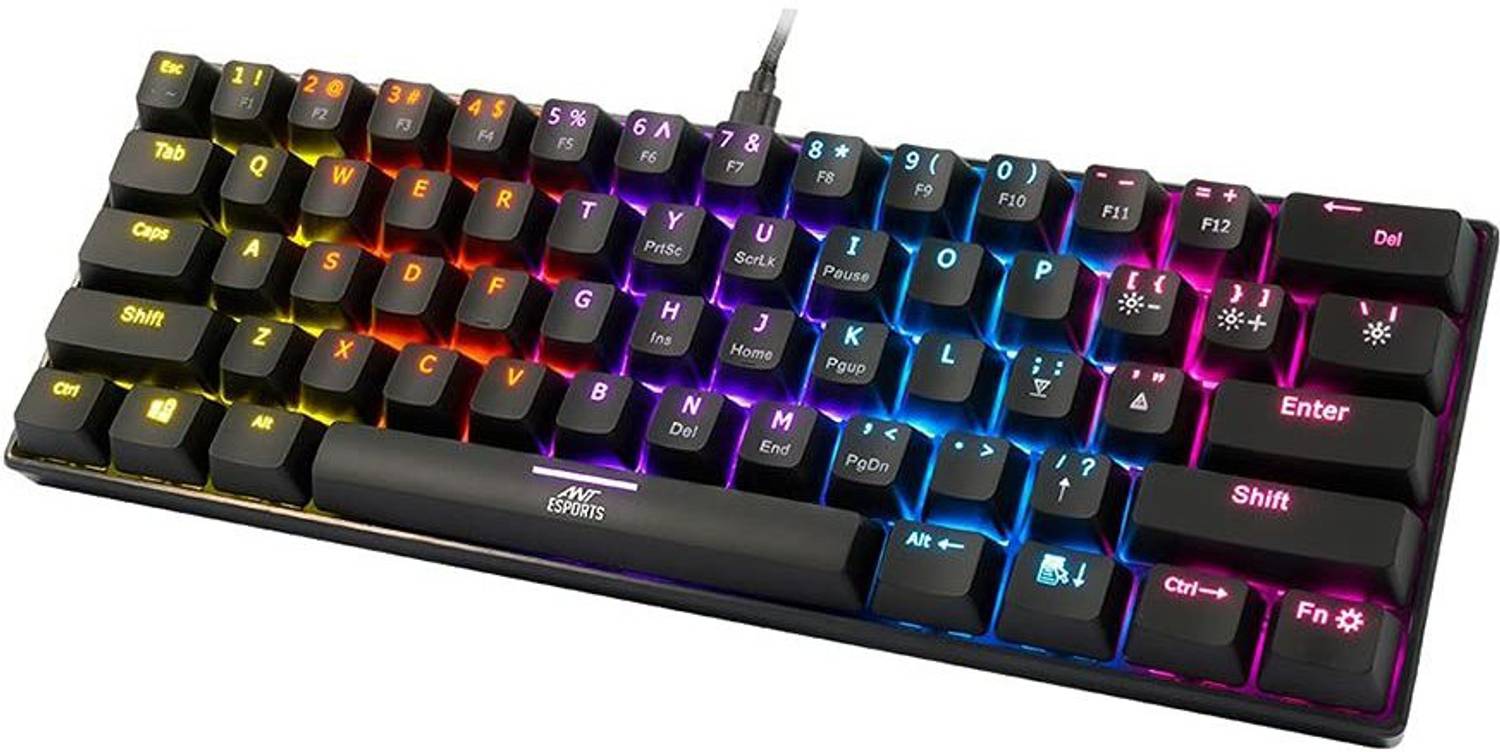 Ant Esports MK1200 Mini Wired USB Tenkeyless Gaming Keyboard - Image 2