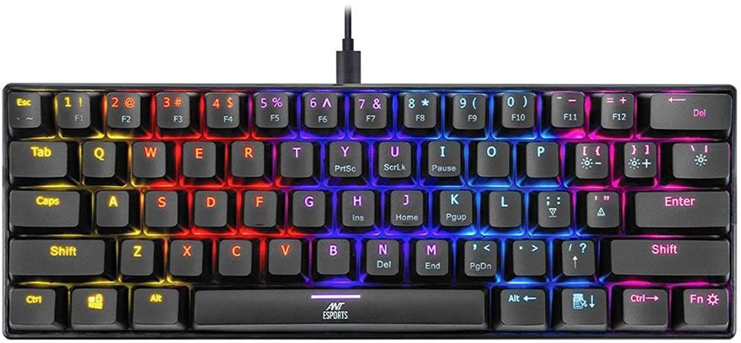 Ant Esports MK1200 Mini Wired Tenkeyless Gaming Keyboard