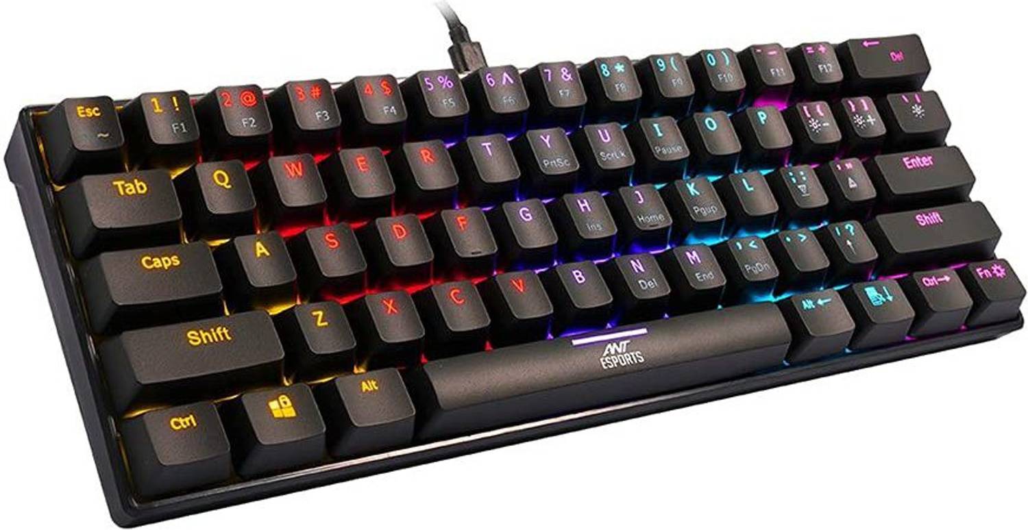 Ant Esports MK1200 Mini Wired USB Tenkeyless Gaming Keyboard - Image 5