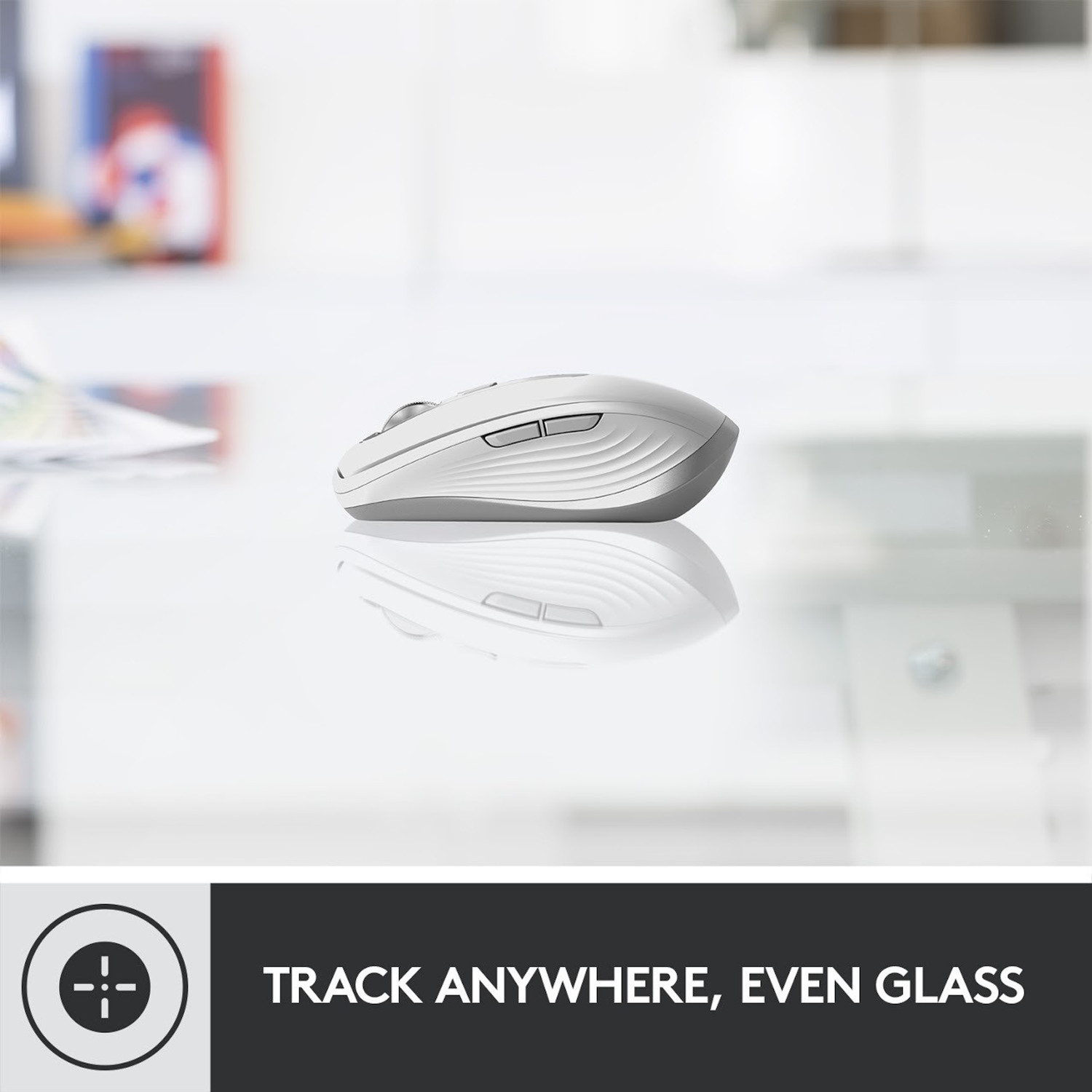 Image of Logitech MX Anywhere 3 / Magnetic Scrolling, Ergonomic, 4000DPI Sensor, Custom Buttons Ambidextrous Laser Mouse