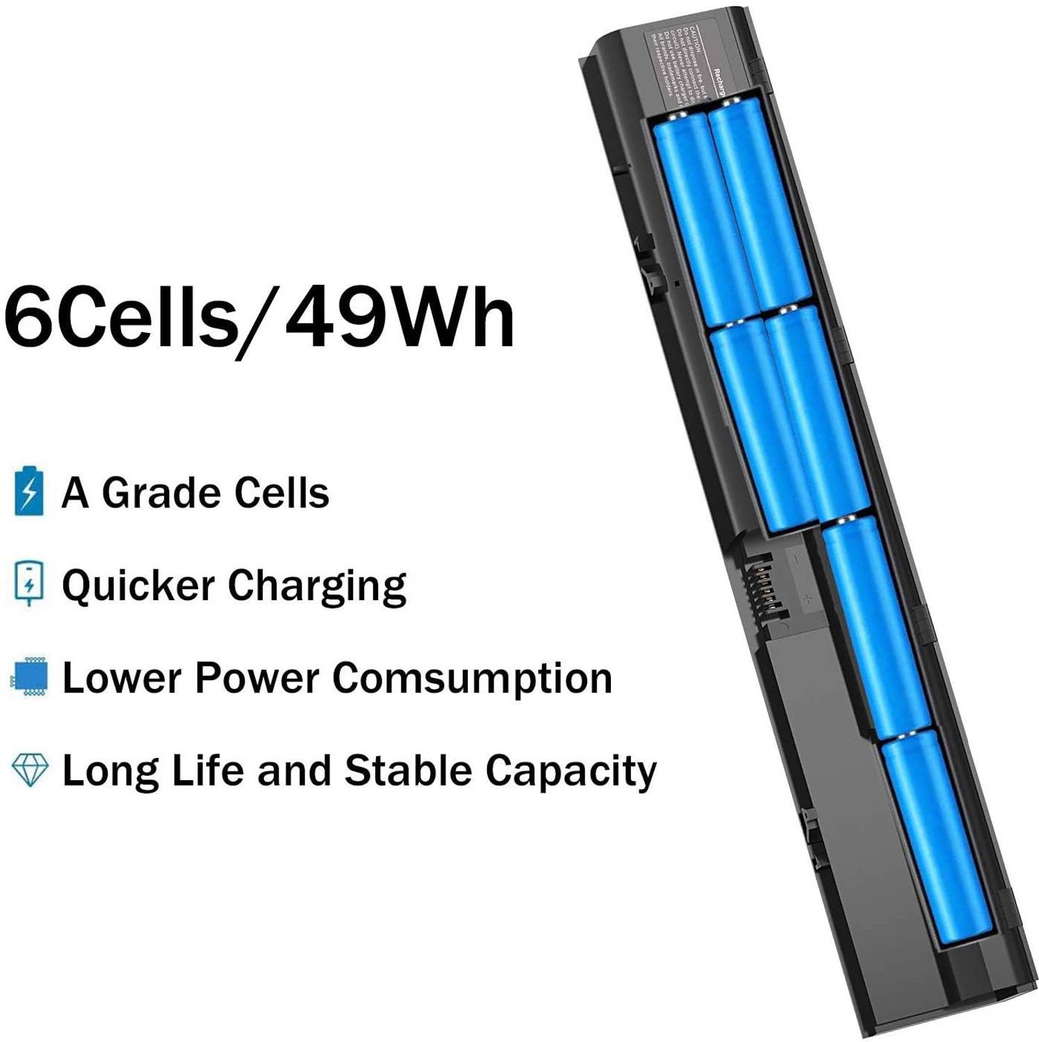 Batteria 5200 MAh Per HP Probook 4530s, 4535s, 4435s, 4436s – BA805054A