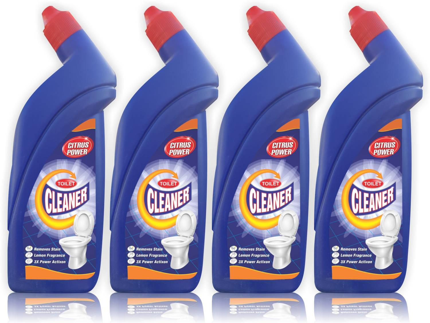 CITRUS POWER Toilet Cleaner 500ml Citrus Liquid Toilet Cleaner (4