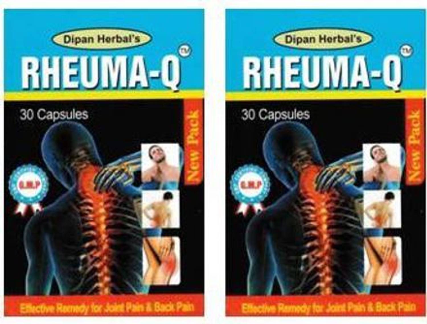 Ayurved zone Rheuma-Q 100% AYURVEDIC CAPSULE FOR PAIN RELIEF PACK OF 2 Capsules