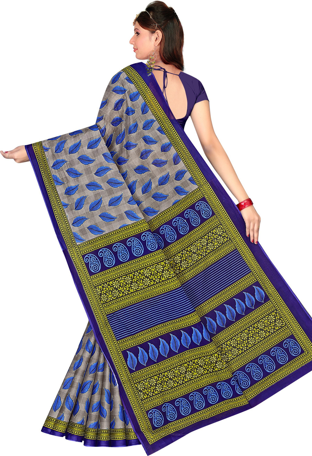 Image of TAMAIRA FASHION Printed Daily Wear Pure Cotton Saree