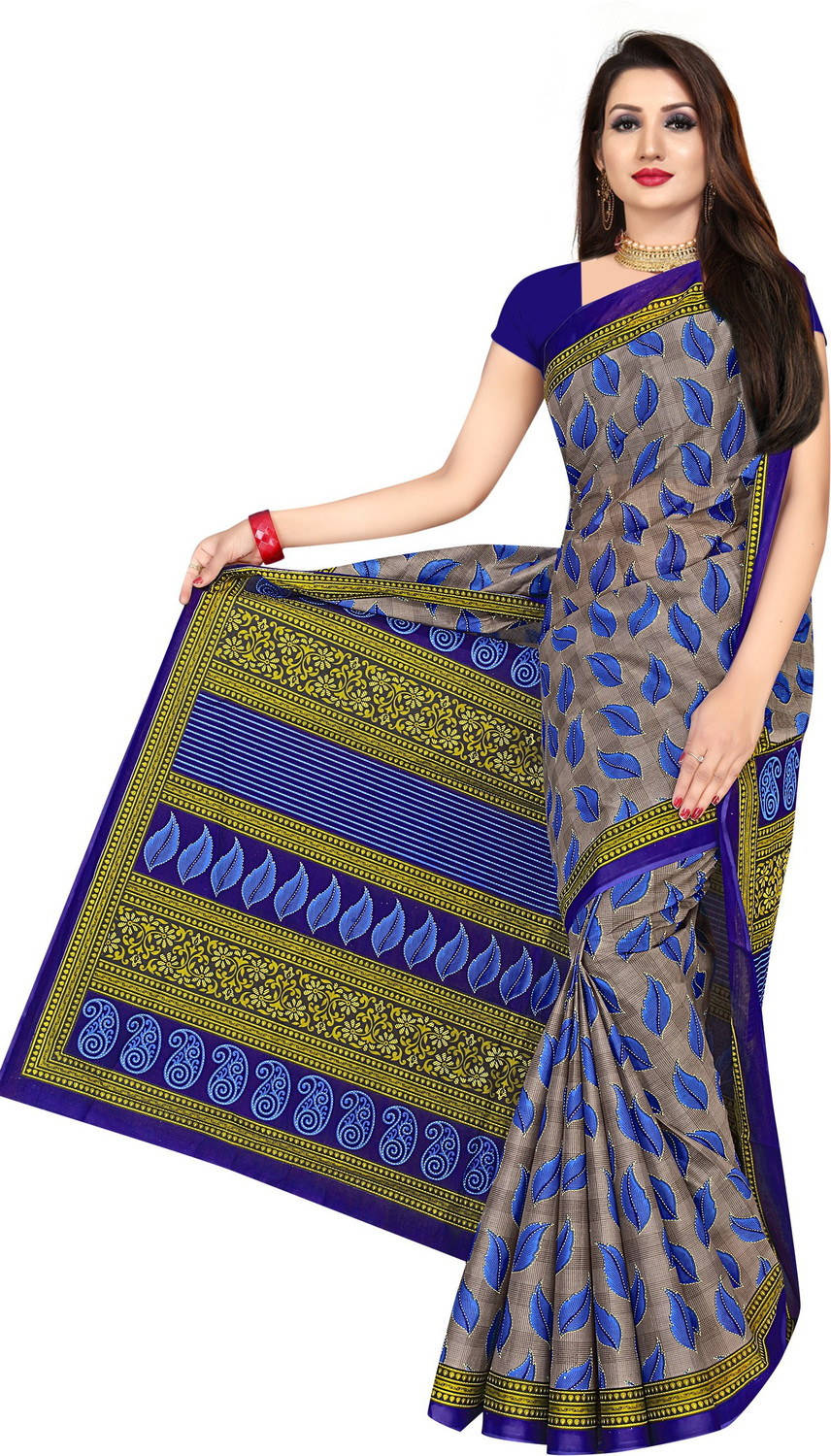 Image of TAMAIRA FASHION Printed Daily Wear Pure Cotton Saree