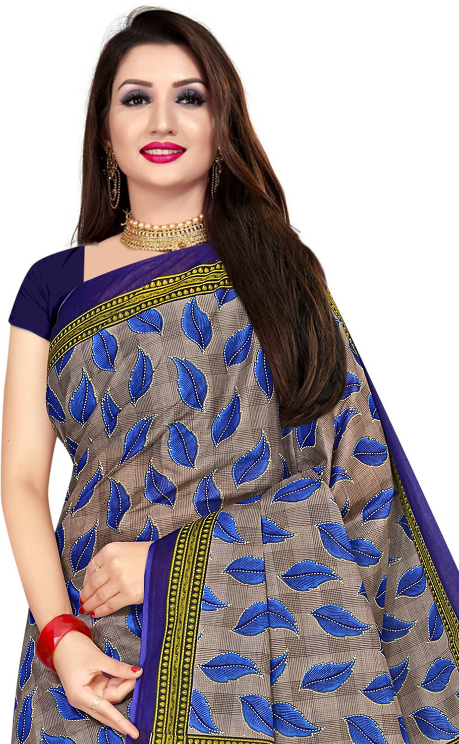 Image of TAMAIRA FASHION Printed Daily Wear Pure Cotton Saree