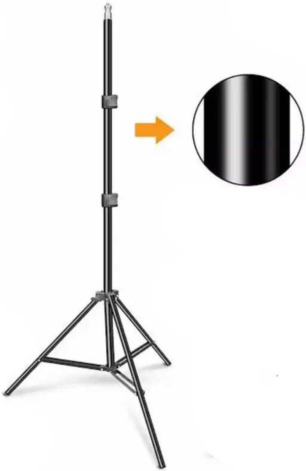 Image of RECTITUDE Tripod for Phone, 2.1 Meters Height,ripod Stand with Mobile Holder & Bluetooth Remote, Works with All Android and Smartphones Tripod