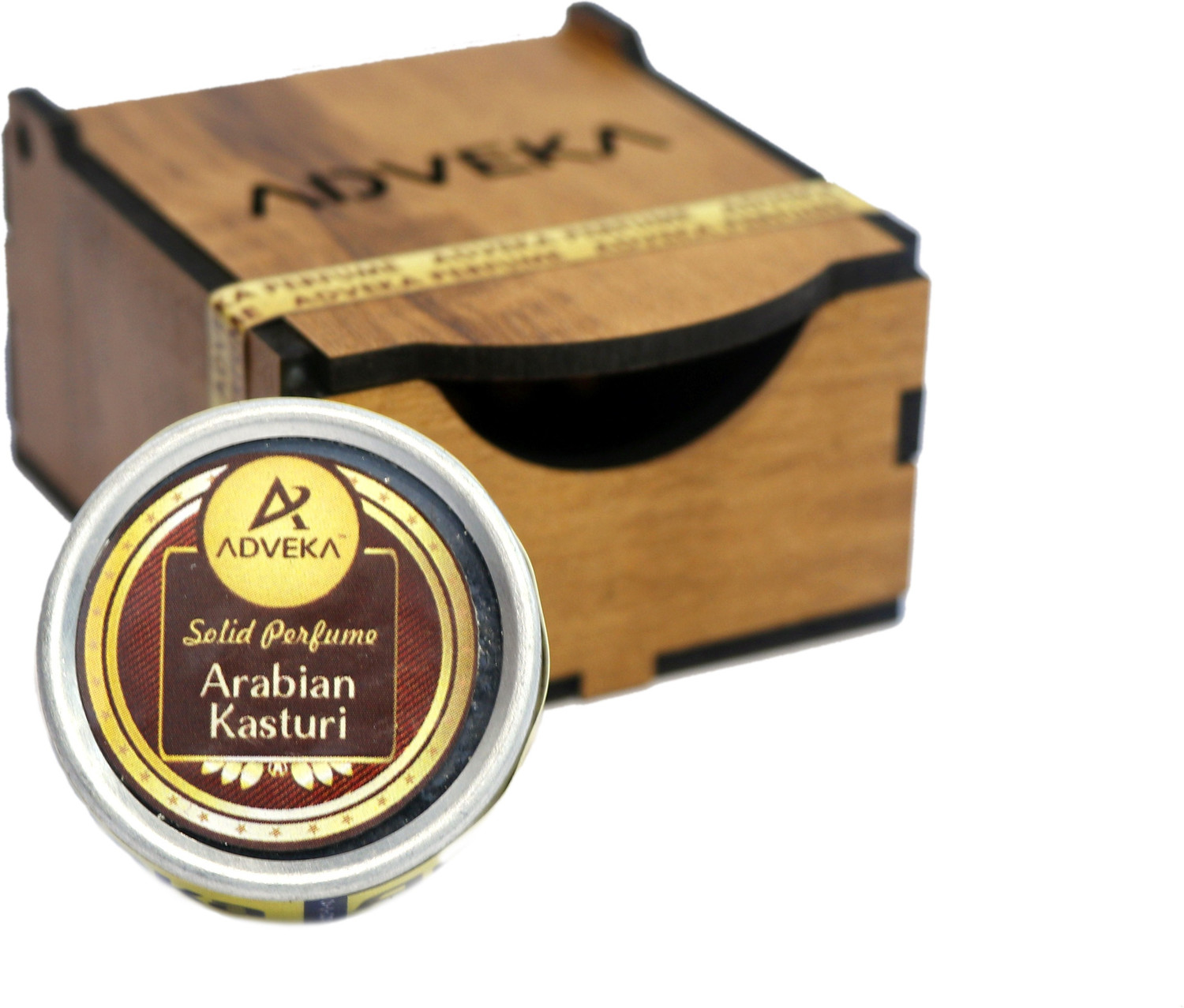 Image of ADVEKA Arabian Kasturi Solid Perfume Floral Attar ,Blends mukhallat Floral Attar