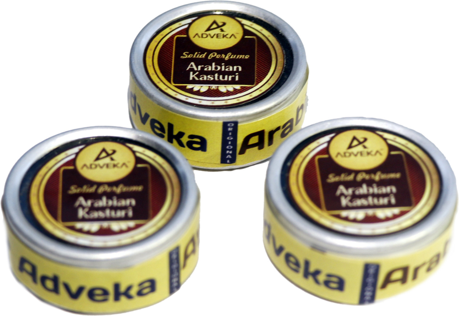 Image of ADVEKA Arabian Kasturi Solid Perfume Floral Attar ,Blends mukhallat Floral Attar