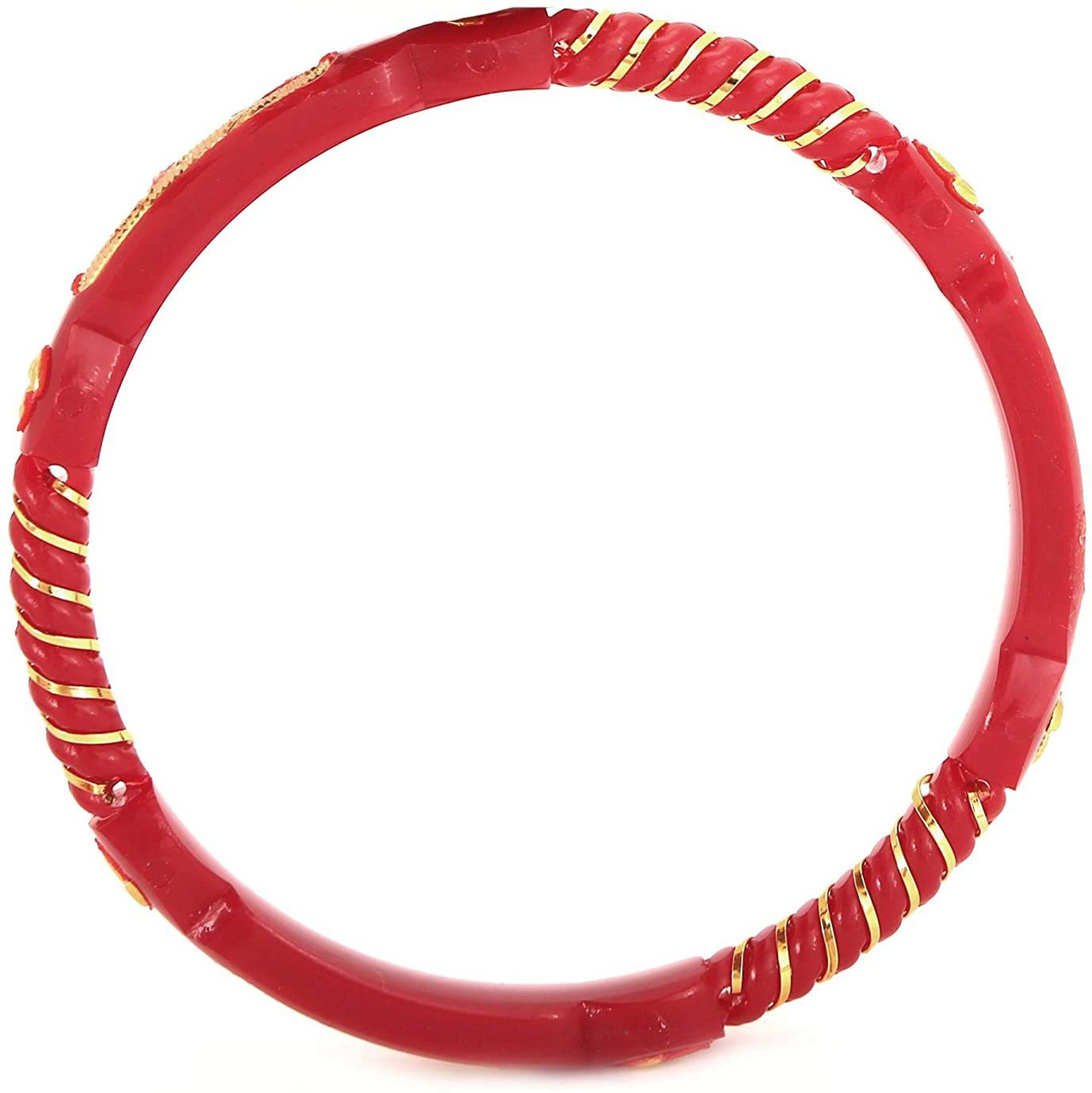 Image of TANVI J Plastic Gold-plated Shakha Pola