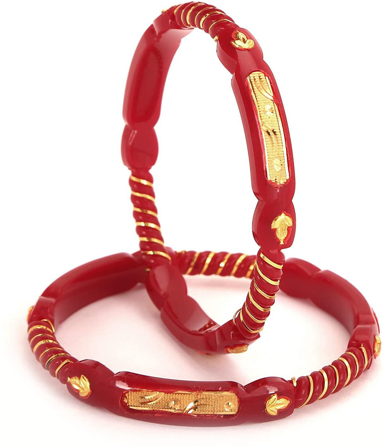 Image of TANVI J Plastic Gold-plated Shakha Pola