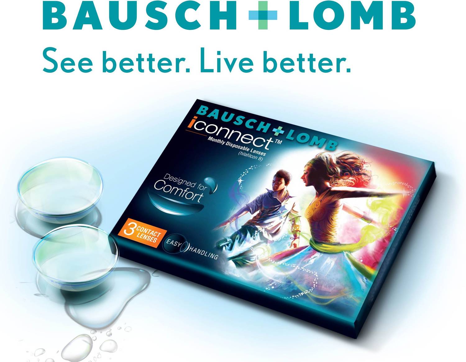 Bausch & Lomb Monthly Disposable Contact Lenses