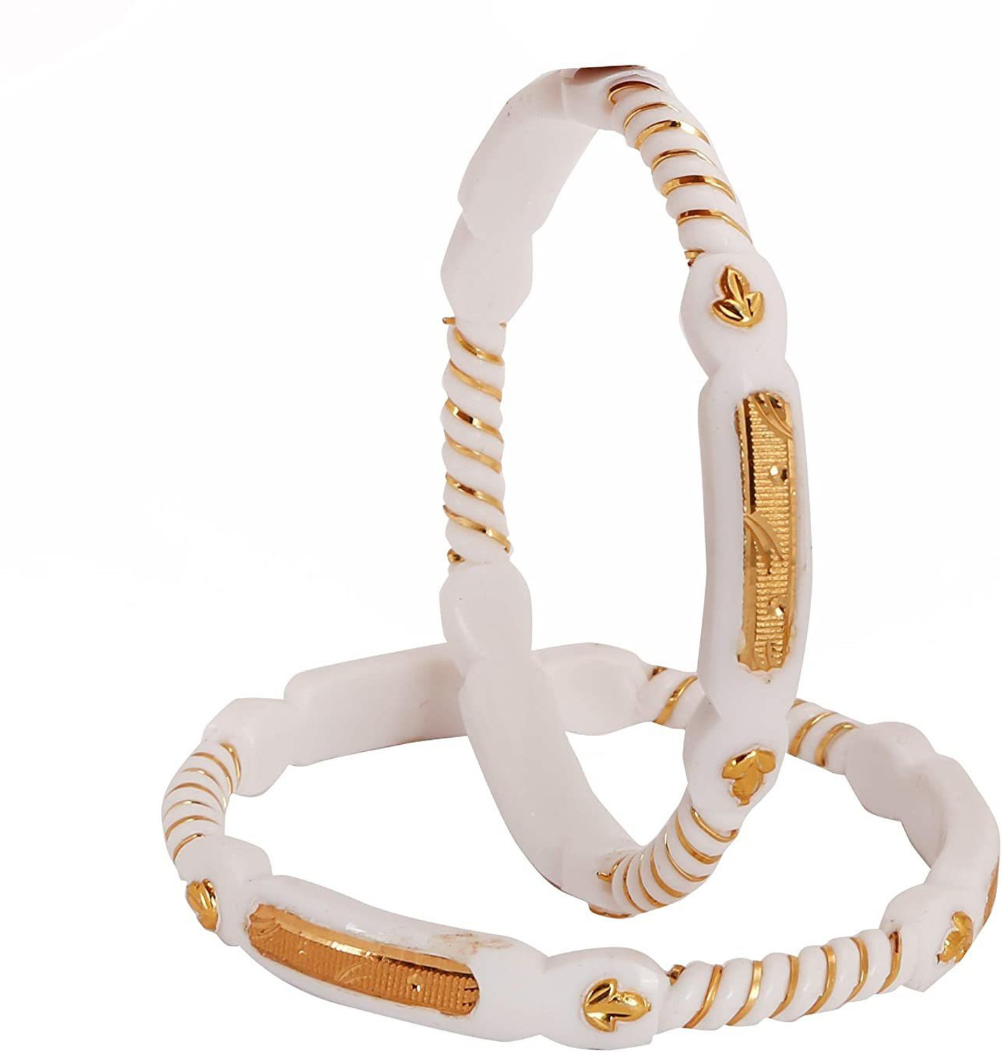 Image of TANVI J Plastic Gold-plated Shakha Pola