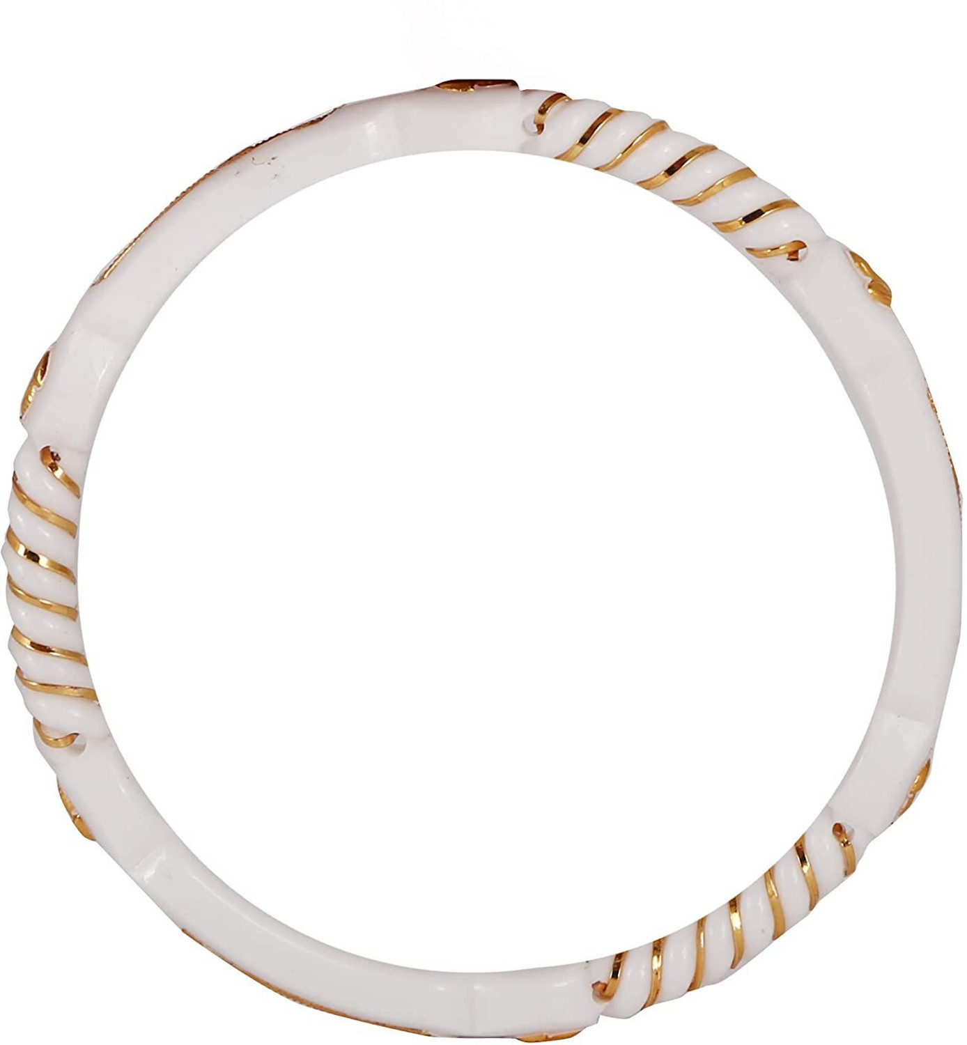 Image of TANVI J Plastic Gold-plated Shakha Pola