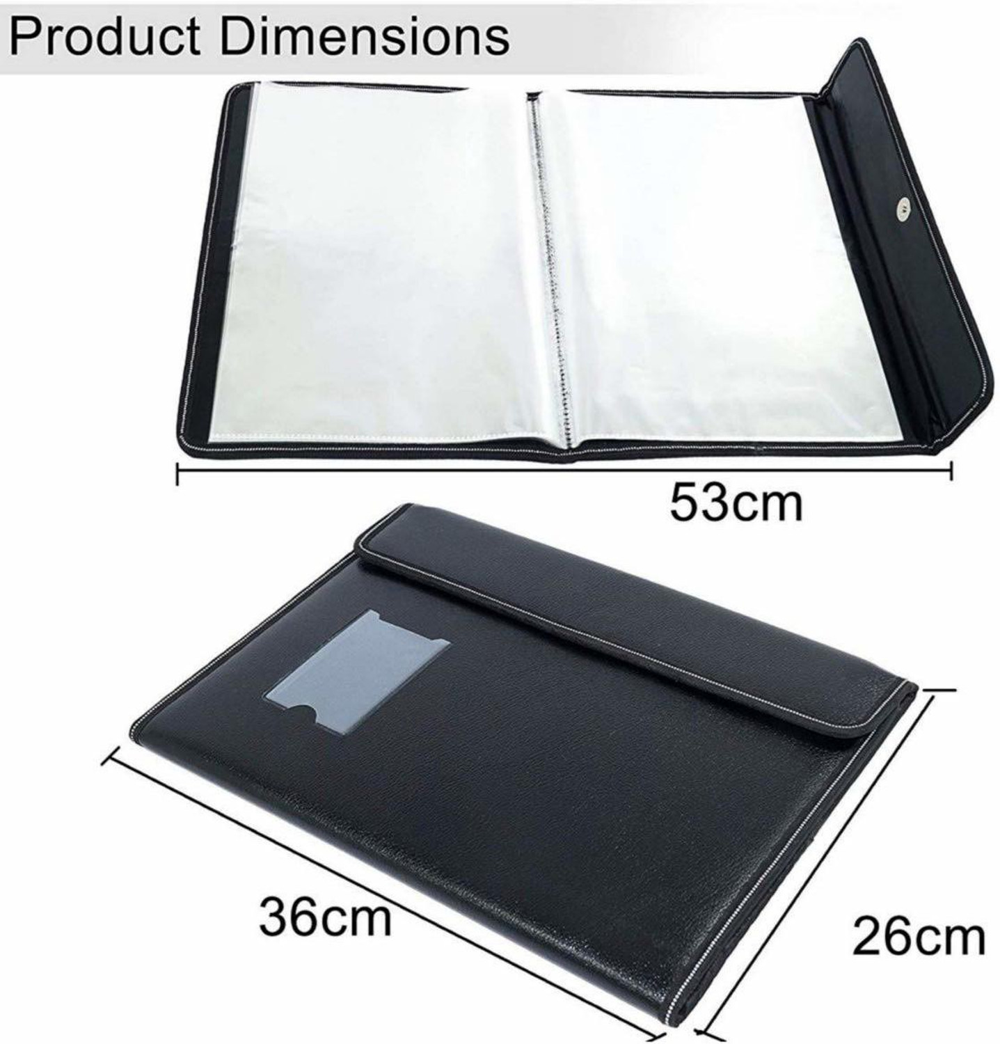 Image of JSMSH Leather Executive Folder for Certificate