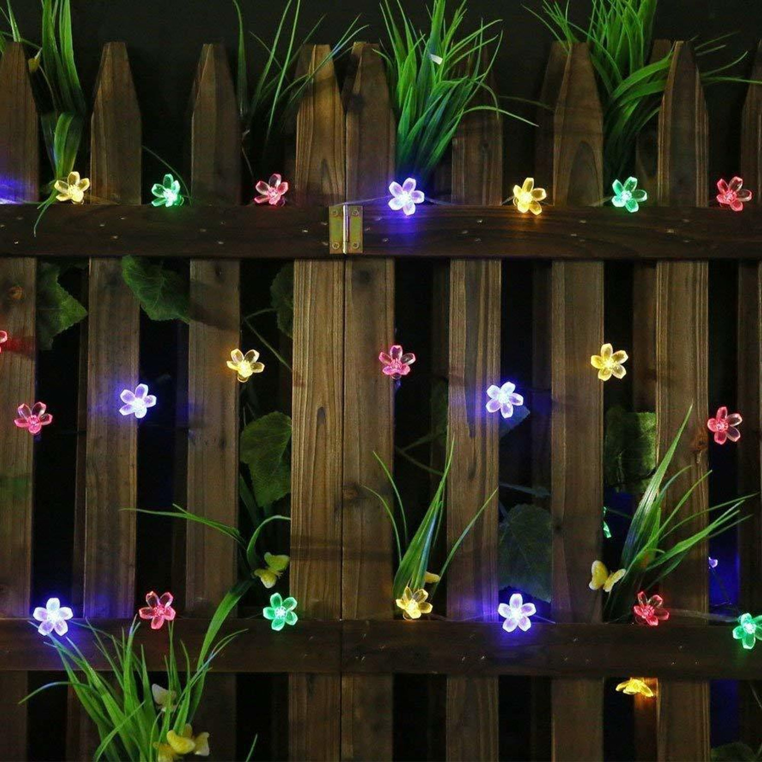 Image of Meneon 20 LEDs 4 m Multicolor Steady Flower Rice Lights