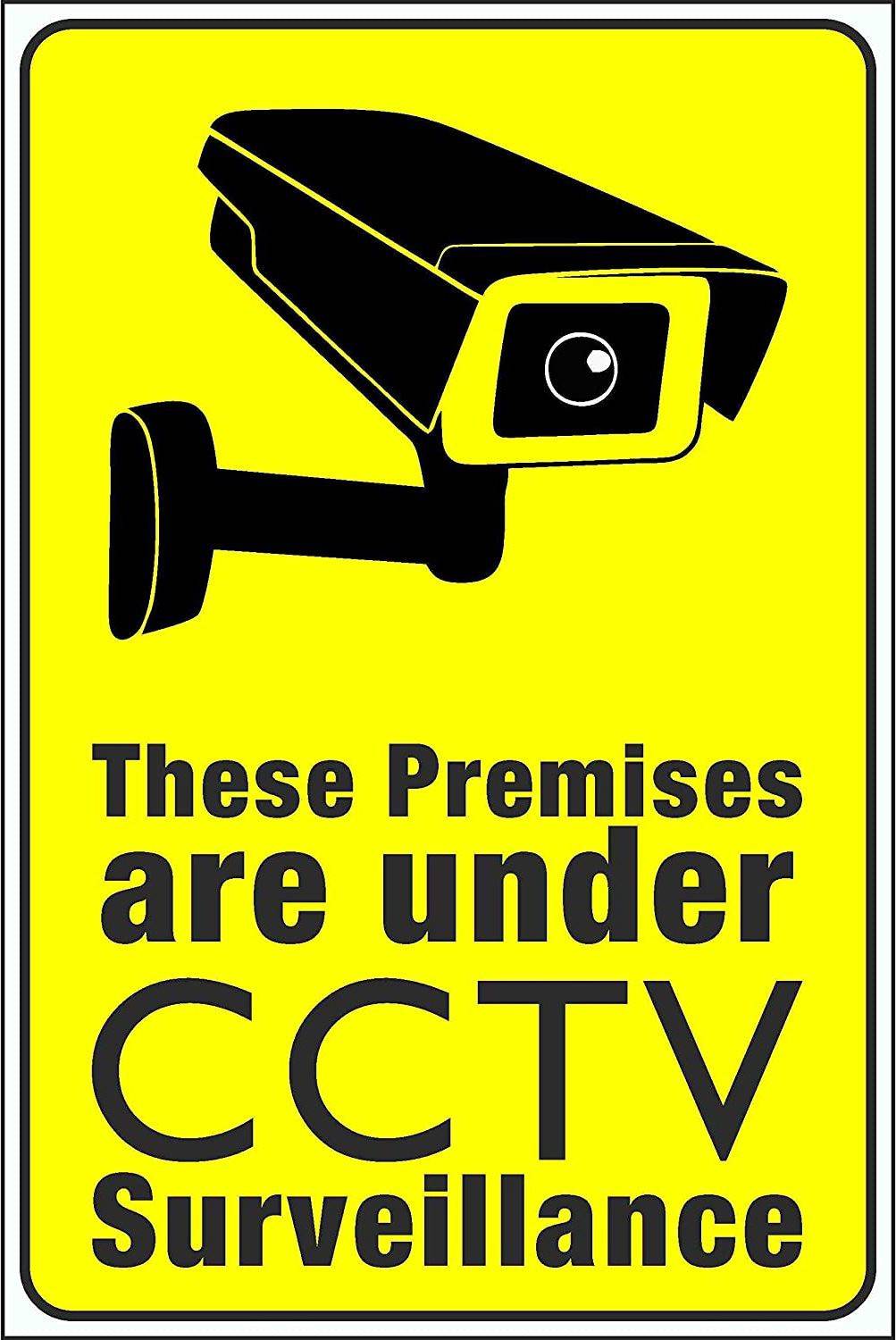AGOG These Premises are Under CCTV Surveillance Emergency Sign