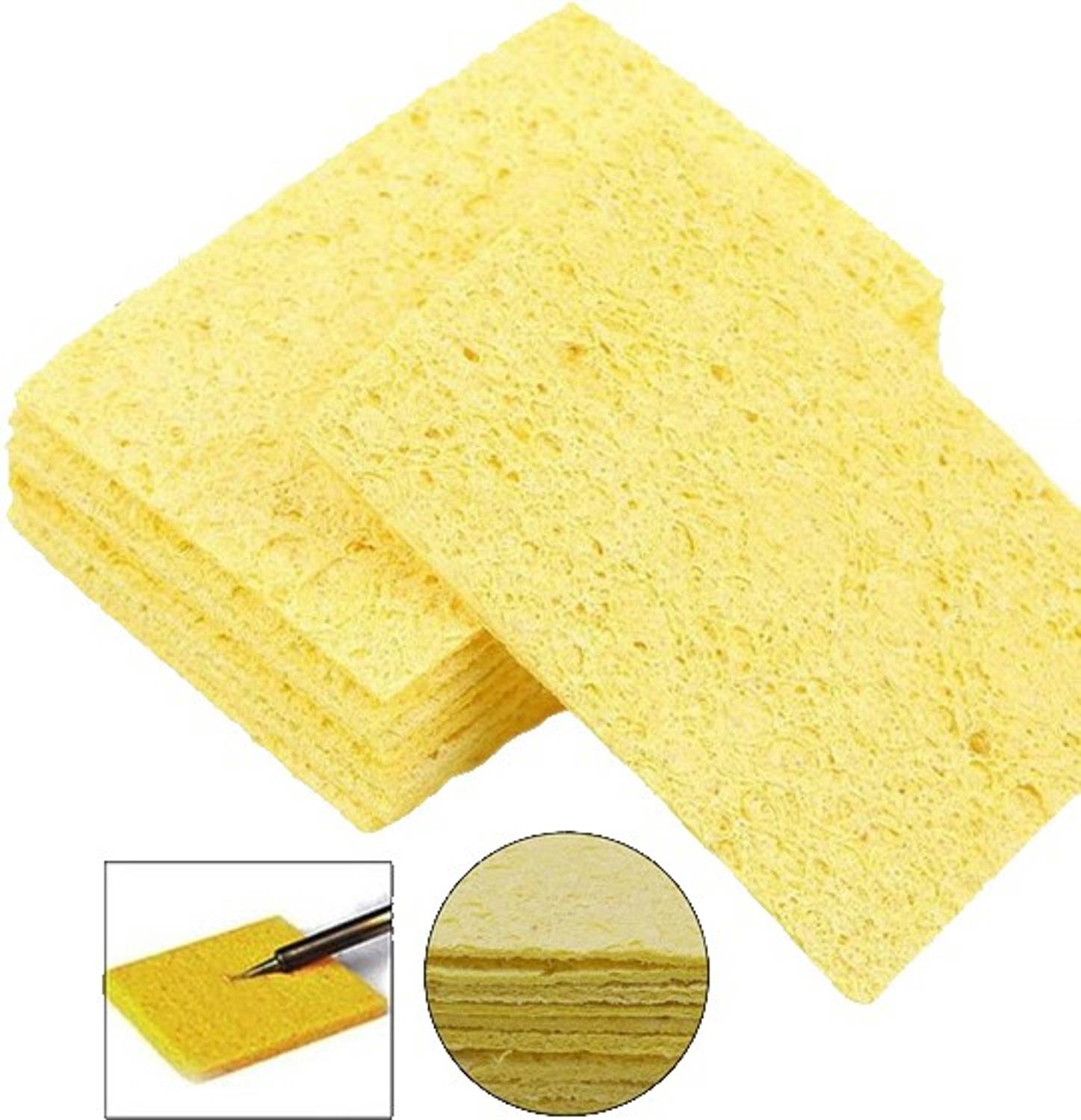 AES Cellulose Solder Iron Tips Cleaning Sponge, Size: 60x60 Mm At Rs 35