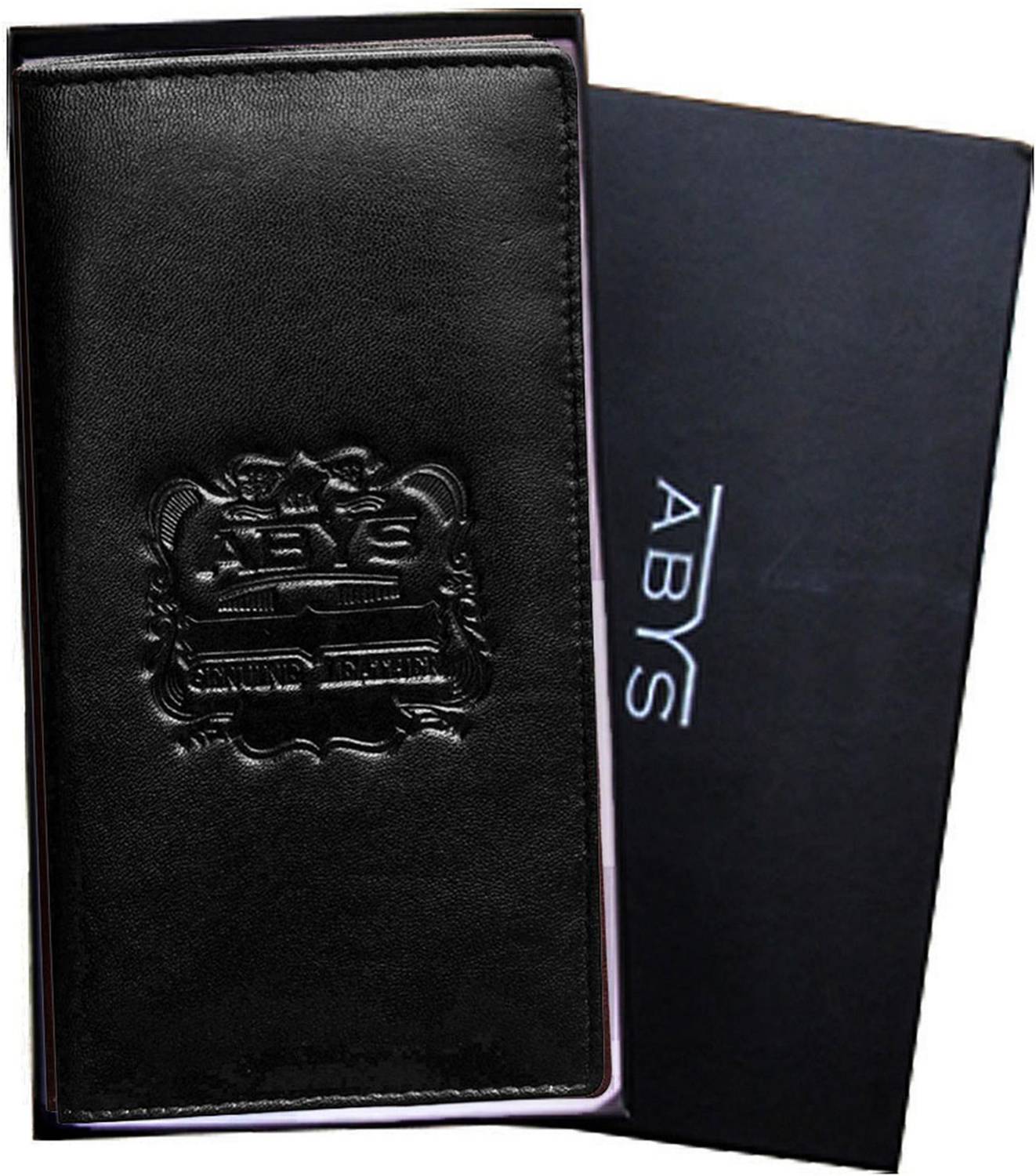 ABYS Men Casual, Ethnic, Evening/Party, Formal, Travel, Trendy Black Genuine Leather Money Clip