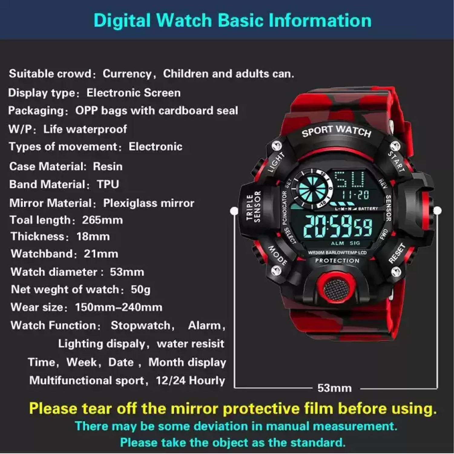 selloria Digital Watch - Boys & Girls - Image 5