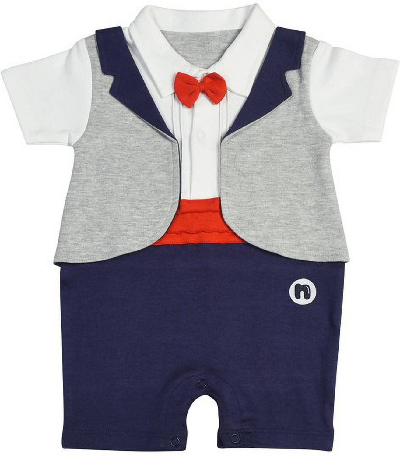 Covetus Romper For Baby Boys & Baby Girls Casual Solid Pure Cotton