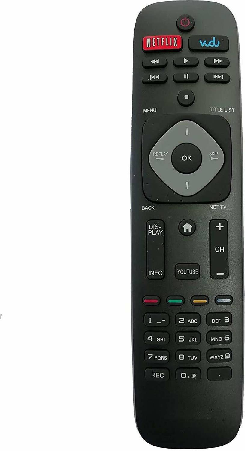 SHIELDGUARD Remote Control No. PH75 with Netflix, YouTube & Vudu Functions, Compatible for Smart LED/LCD TV Philips Remote Controller