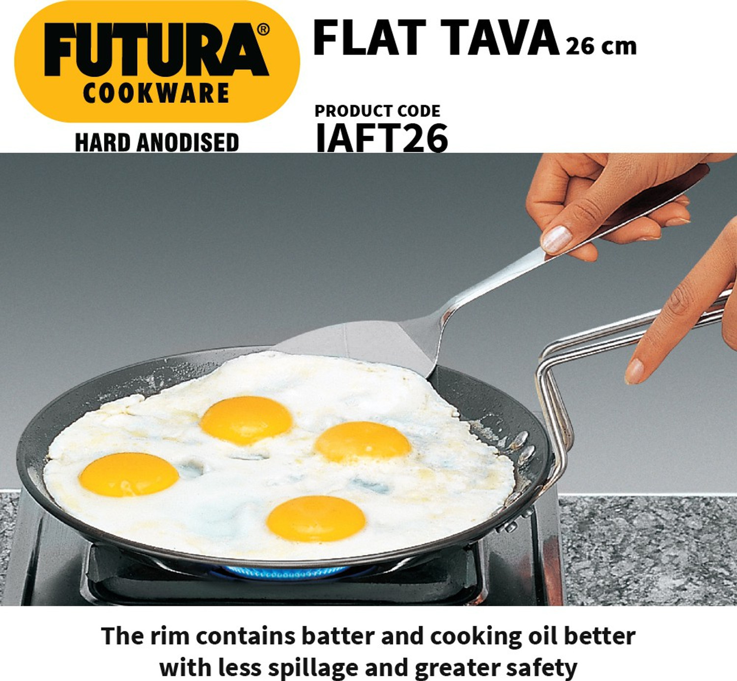 Image of Hawkins Flat (IAFT26) Tawa 26 cm diameter