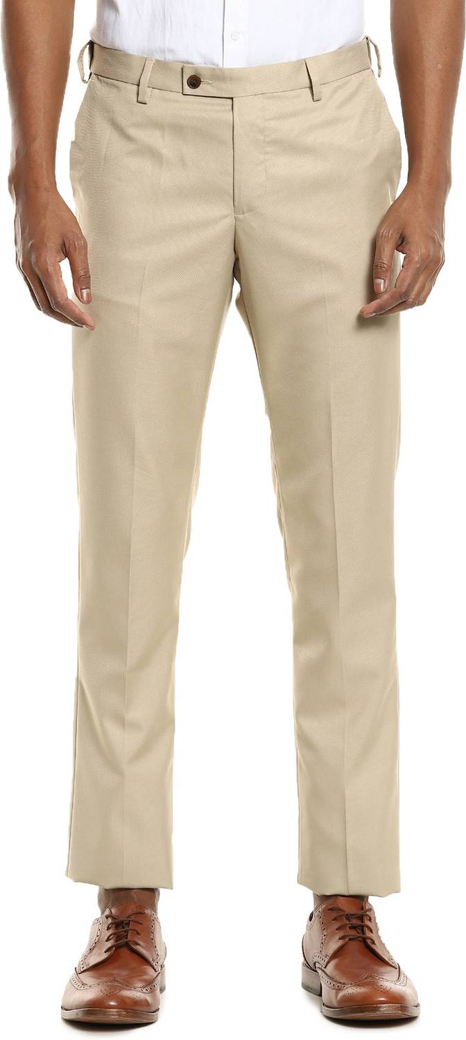 ARROW Tapered Men Beige Trousers