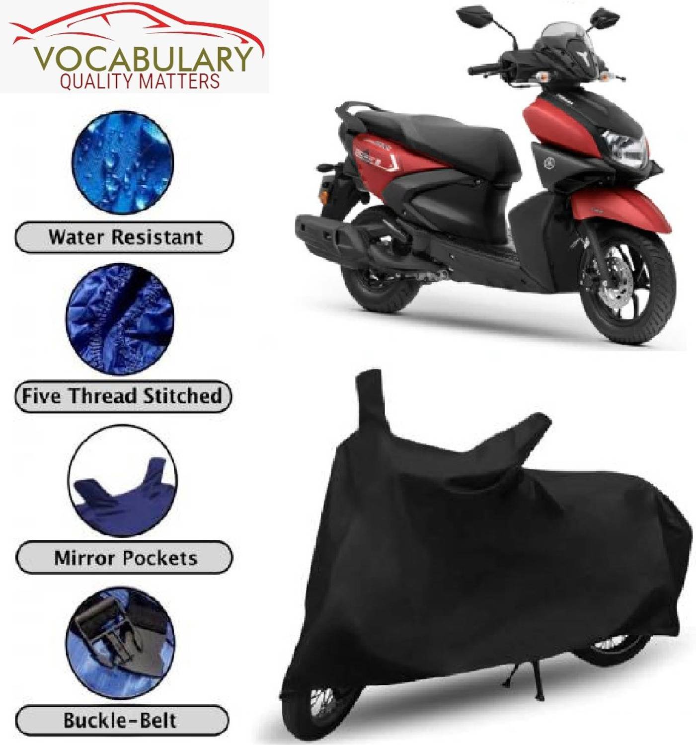 Astips Two Wheeler Cover for Yamaha