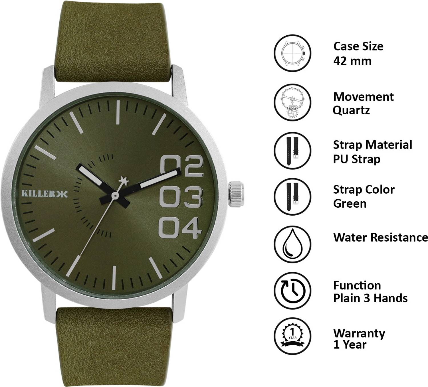 KILLER Analog Watch - For Men KL-1C