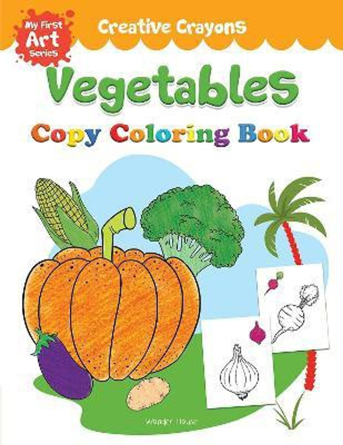 Image of Colouring Book of Vegetables - By Miss & Chief