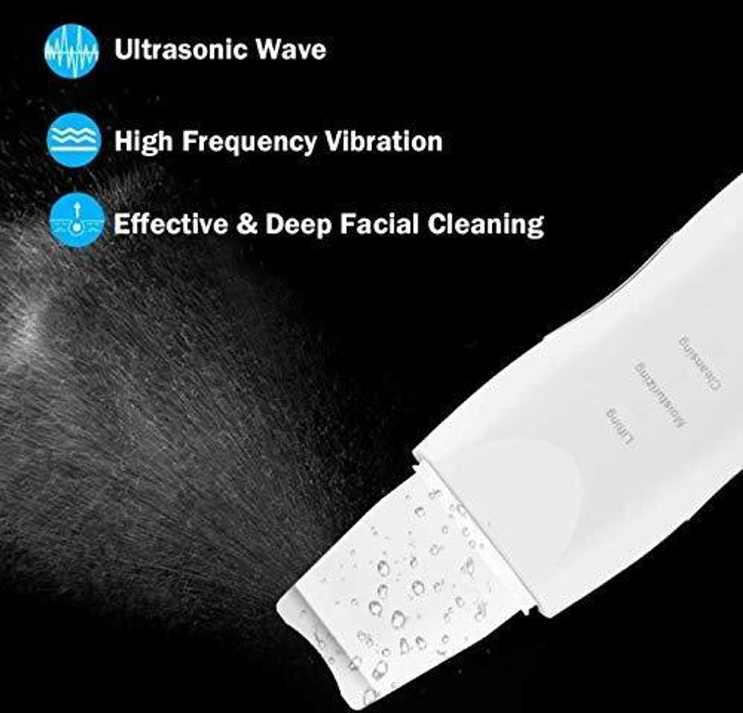 Image of Vinban Facial Professional Ultrasonic Ion Skin Peeling Blackhead Facial Massager Facial Professional Ultrasonic Ion Skin Peeling Blackhead Facial Massager Massager