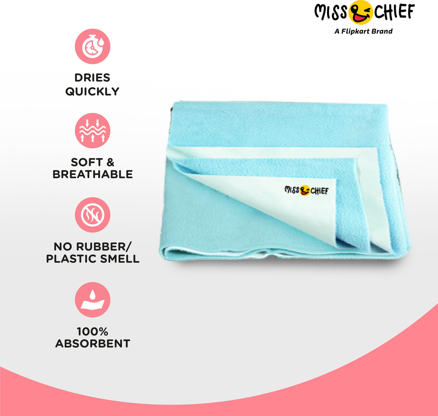 Image of Miss & Chief Bed Protector Sheet- Waterproof & Reusable